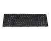 Teclado DE (alemán) negro con retroiluminación (N85) original para Nexoc Office S1722 (N871EZ)