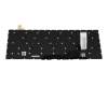 Teclado DE (alemán) negro con retroiluminación original para MSI GE66 10SE/10SGS/10SD (MS-1541)