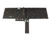 Teclado DE (alemán) negro con retroiluminación original para MSI GL65 10SFK/10SFSK (MS-16U7)