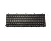 Teclado DE (alemán) negro con retroiluminación original para Nexoc E718 (P170HM)
