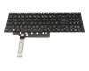 Teclado DE (alemán) negro original para MSI GP76 12UHS/12UH (MS-17K4)