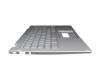 Teclado DE (alemán) plateado con retroiluminación original para Acer Chromebook Spin 514 (CP514-2H)