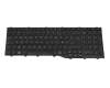 Teclado FR (francés) color negro/chiclet negro con retroiluminación original para Fujitsu LifeBook E5513A