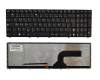 Teclado FR (francés) negro con retroiluminación original para Asus ROG G51J