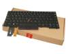 Teclado UK (Inglés) color negro/chiclet negro con retroiluminación y mouse-stick original para Lenovo ThinkPad L480 (20LS/20LT)
