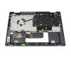 Teclado incl. topcase BE (belga) gris/canaso con retroiluminacion original para Lenovo IdeaPad 5x 14Q8X9 (83GH)