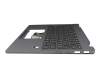 Teclado incl. topcase BE (belga) gris/canaso con retroiluminacion original para Lenovo IdeaPad 5x 14Q8X9 (83GH)