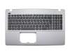 Teclado incl. topcase BE (belga) negro/canaso original para Asus A550CA