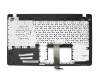 Teclado incl. topcase BE (belga) negro/canaso original para Asus F550VC