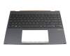 Teclado incl. topcase CH (suiza) gris/canaso con retroiluminacion original para Asus UX371EA