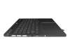 Teclado incl. topcase CH (suiza) gris/canaso con retroiluminacion original para Lenovo ThinkBook 16p G4 IRH (21J8)