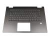 Teclado incl. topcase CH (suiza) gris/canaso con retroiluminacion original para Lenovo Yoga 730-15IWL (81JS)