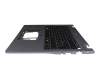 Teclado incl. topcase CH (suiza) negro/antracita con retroiluminacion original para Acer TravelMate Spin P4 (TMP414RN-55-TCO)