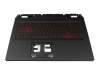 Teclado incl. topcase CH (suiza) negro/negro con retroiluminacion original para Acer Nitro 5 (AN517-55)