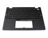 Teclado incl. topcase CH (suiza) negro/negro con retroiluminacion original para Acer TravelMate P6 (TMP614-73T)