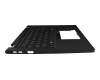 Teclado incl. topcase CH (suiza) negro/negro con retroiluminacion original para Acer TravelMate P6 (TMP614-73T)