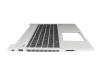 Teclado incl. topcase CH (suiza) negro/plateado original para HP ProBook 450 G6