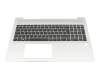 Teclado incl. topcase CH (suiza) negro/plateado original para HP ProBook 455 G6