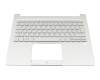 Teclado incl. topcase CH (suiza) plateado/plateado con retroiluminacion original para Acer Swift 3 (SF313-52G)