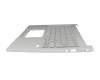 Teclado incl. topcase CH (suiza) plateado/plateado con retroiluminacion original para Acer Swift 3 (SF313-52G)