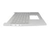 Teclado incl. topcase CH (suiza) plateado/plateado con retroiluminacion original para Acer Swift 3 (SF313-52G)