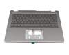 Teclado incl. topcase DE (alemán) antracita/antracita con retroiluminacion original para Acer Aspire 5 (A514-56M)