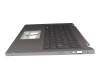 Teclado incl. topcase DE (alemán) antracita/antracita con retroiluminacion original para Acer Aspire 5 (A514-56M)