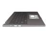 Teclado incl. topcase DE (alemán) antracita/antracita con retroiluminacion original para Acer Aspire 5 (A514-56M)