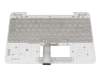 Teclado incl. topcase DE (alemán) blanco/rosé original para Asus Transformer Book T101HA