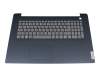 Teclado incl. topcase DE (alemán) gris/azul original para Lenovo IdeaPad 3-17ITL6 (82H9)