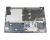 Teclado incl. topcase DE (alemán) gris/azul para Lenovo IdeaPad 330S-15AST (81F9)