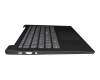 Teclado incl. topcase DE (alemán) gris/canaso con huella dactilar original para Lenovo IdeaPad 5-14ITL05 (82FE)