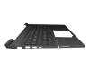 Teclado incl. topcase DE (alemán) gris/canaso con retroiluminacion original para HP Envy 15-ep1000