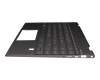 Teclado incl. topcase DE (alemán) gris/canaso con retroiluminacion original para HP Envy x360 13-ar0400