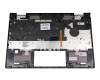 Teclado incl. topcase DE (alemán) gris/canaso con retroiluminacion original para HP Envy x360 13-ar0600