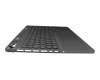Teclado incl. topcase DE (alemán) gris/canaso con retroiluminacion original para Lenovo Legion Slim 5-16IRH8 (82YA/83D6)