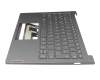 Teclado incl. topcase DE (alemán) gris/canaso con retroiluminacion original para Lenovo ThinkBook 13x ITG (20WJ)