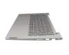 Teclado incl. topcase DE (alemán) gris/canaso con retroiluminacion original para Lenovo ThinkBook 14 G2 ARE (20VF)