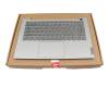 Teclado incl. topcase DE (alemán) gris/canaso con retroiluminacion original para Lenovo ThinkBook 14 G2 ARE (20VF)