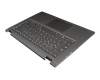 Teclado incl. topcase DE (alemán) gris/canaso con retroiluminacion original para Lenovo Yoga 530-14IKB (81EK)