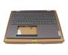 Teclado incl. topcase DE (alemán) gris/canaso con retroiluminacion original para Lenovo Yoga 7 16IRL8 (82YN)
