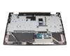Teclado incl. topcase DE (alemán) gris/canaso con retroiluminacion original para Lenovo Yoga C740-15IML (81TD)