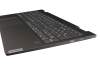 Teclado incl. topcase DE (alemán) gris/canaso con retroiluminacion original para Lenovo Yoga C740-15IML (81TD)