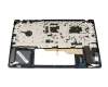 Teclado incl. topcase DE (alemán) gris/canaso con retroiluminacion original para MSI Modern 15 A11RBS (MS-1552)
