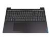 Teclado incl. topcase DE (alemán) gris/canaso original para Lenovo IdeaPad L340-15IRH (81LK)