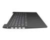 Teclado incl. topcase DE (alemán) gris/canaso original para Lenovo V15-IGL (82C3/82NN)
