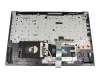 Teclado incl. topcase DE (alemán) gris/canaso original para Lenovo V340-17IWL (81RG)