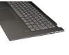 Teclado incl. topcase DE (alemán) gris/canaso original para Lenovo Yoga 530-14ARR (81H9)