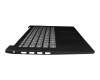 Teclado incl. topcase DE (alemán) gris/negro original para Lenovo IdeaPad S145-14IGM (81MW)