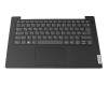 Teclado incl. topcase DE (alemán) gris/negro original para Lenovo V14 G4 AMN (82YT)